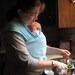 Woven Baby Wrap sling carrier - Airy Cotton Gauze - DVD - 18 color choices