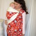 Ring Sling Baby Carrier w LPK Original Edge - -Persimmon - tutorial DVD