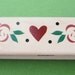 Rubber Stamp, Heart and Rose Border, Valentine's Day, Wedding Layouts or Cards