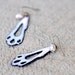 READY TO SHIP - Gossamer Lace - Enamel and Pearl Statement Earrings