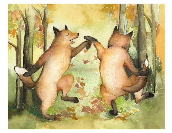 Autumn Jig- Fox art
