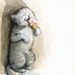 Cat Art- Stolen Cone -Print