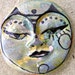 Clay face Cat Woman face handmade supplies Polymer clay doll parts long face jewelry supplies art doll parts M1