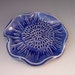 Pottery Spoon Rest /Royal Blue Spoon Rest/Blue Candle Holder