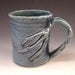 Big Ole Tree Branch Style Pottery Mug in Slate Blue for Tea, Coffee or any Beverage