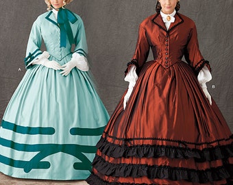 Diy Sewing Pattern- Simplicity 1818 Civil War Dress-Costume Dress