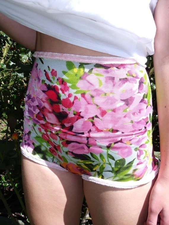 Floral High Waisted Panties By Kelseygenna On Etsy 4311