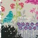Last Piece - Echino Fabric Fall 2011 by Etsuko Furuya - Wish Border Print in Black - Last 7/8 Yard
