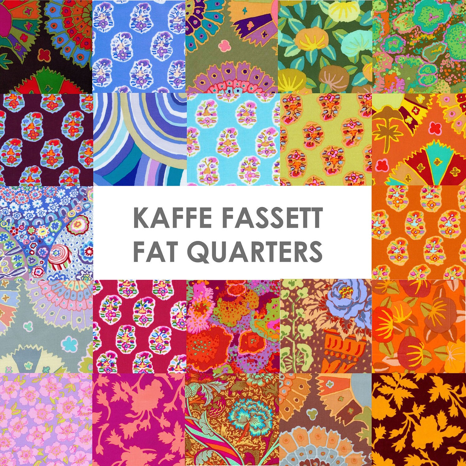 SALE Kaffe Fassett Fabric 22 Fat Quarter Bundle