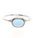 Sale Blue Topaz Sterling Ring