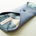9" OBV Regular Cloth Menstrual Pad - Aloha Blue & Light Periwinkle
