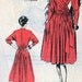 Vintage Mail Order Pattern A 515 Prominent Designer Vera Maxwell WRAP Blouse and Skirt Size 14 UNCUT