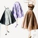 50s Vogue 7312 Full Circle Slip and Petticoat Vintage Sewing Pattern Size 12
