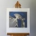modern lithograph to frame / abstract litho / bird of flight / 1960s Seattle Worlds Fair Science Exhibit no.11
