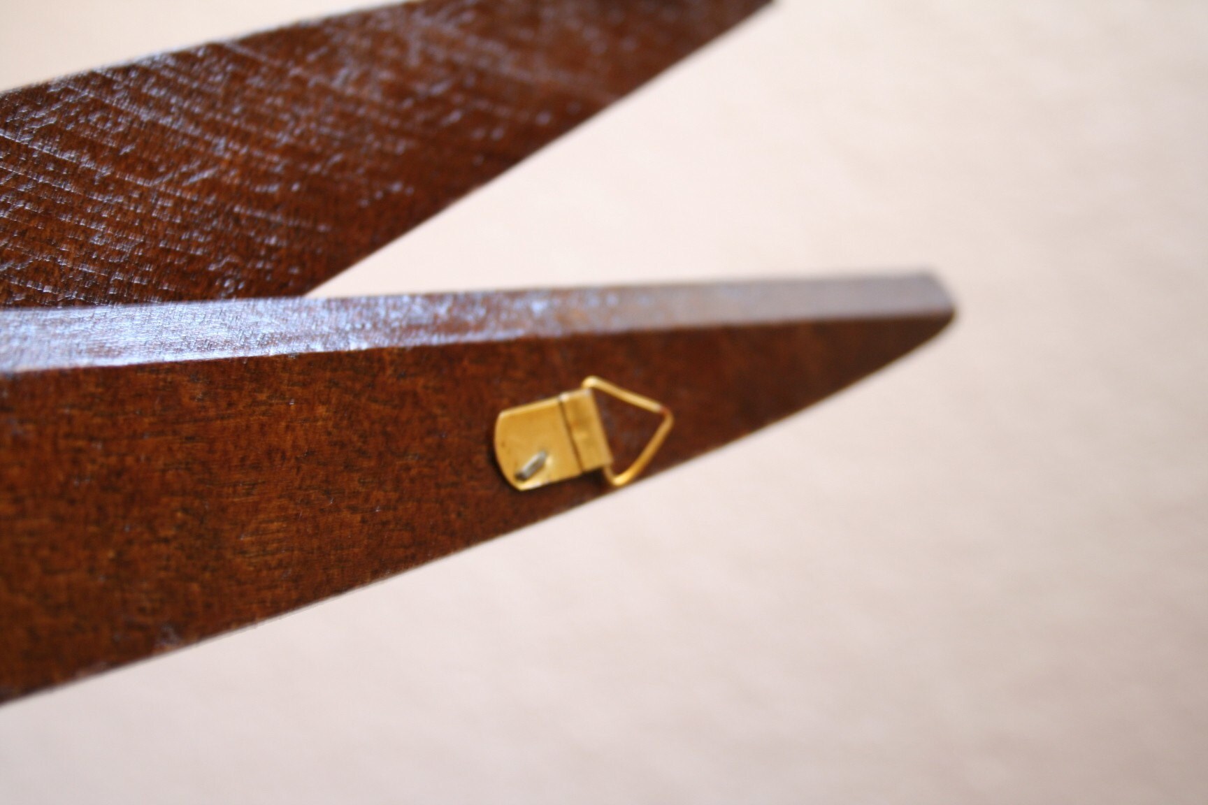 large decorative wooden scissors