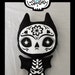 Sugar Skull Toy - Day of the Dead toy - Dia de los Muertos plush - Sugar Skull Bat