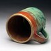 Stoneware Mug with Etched Design