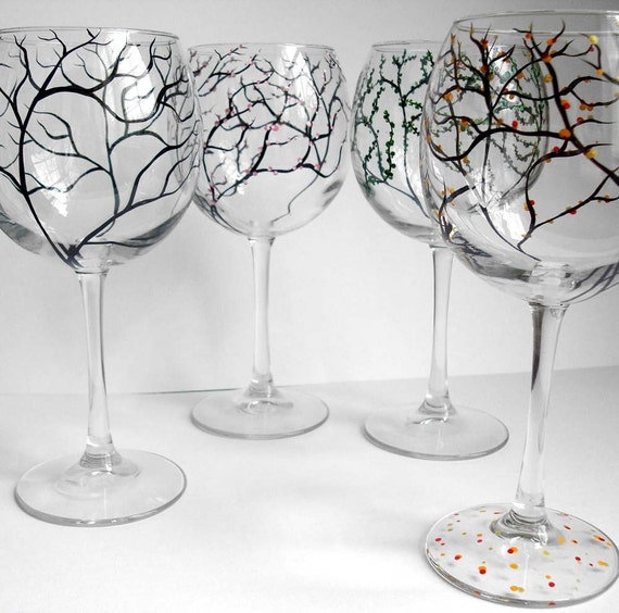 Four Seasons Globe Wine Glasses