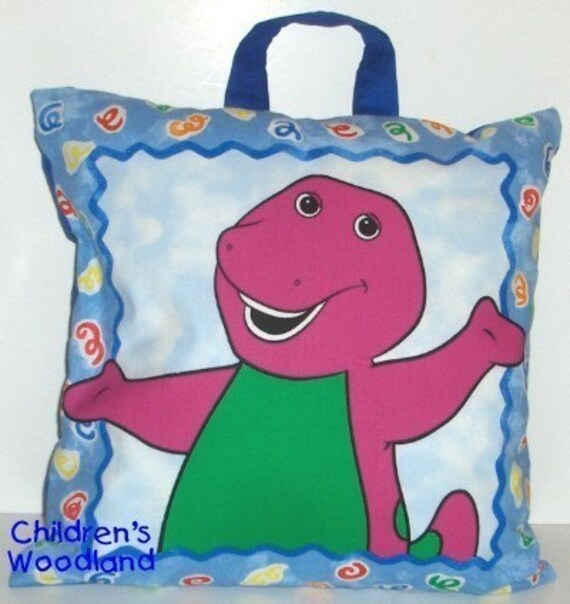 barney the dinosaur pillow
