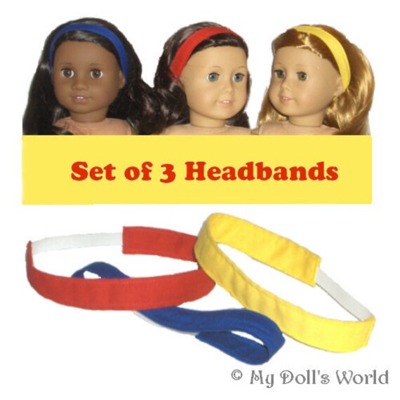 18 inch doll headbands