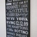 Custom Subway Art, Custom Subway Sign, Personalized family sign, family name sign, established date sign hand painted No Vinyl Lettering