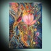 The Grapes of Holy Land: signed canvas print based on Jewish art painting with Kabbalah symbols from Israeli artist Best gift from Jerusalem
