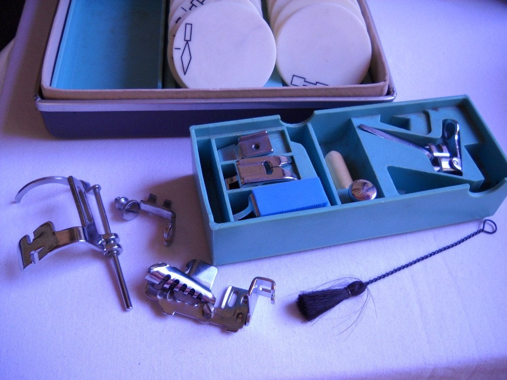 Vintage Signature Sewing Machine Cams and Attachments