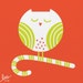 owl and candy cane limited edition holiday cards
