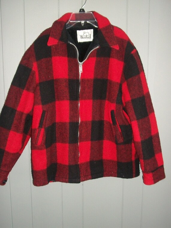 Vintage Men's Plaid Lumberjack Jacket by evascloset on Etsy