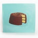 little chocolate layer cake painting
