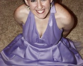Lindsay Halter Dress - In Your Size - Satin or Taffeta
