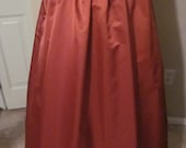 Silk Gathered Victorian Skirt In Your Size