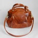 Larch bag in antique cognac