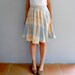 vintage LIBRARIAN skirt / 1970s high waisted WOOL pleated skirt