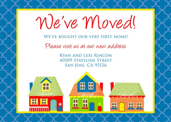 Moving Announcement Digital Download Printable I've