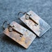 Key Patina Brass Earrings