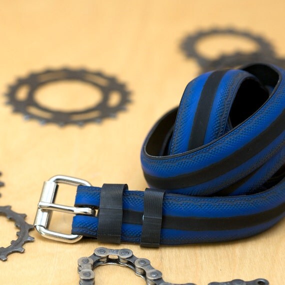 Bicycle Tire Belt Mild Road Tread Black/Blue