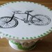 Bicycle Cake Plate