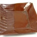 Square Ceramic Plate / Handmade Stoneware Dinnerware / Clay Pottery Dish - Ready to Ship