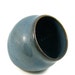 Ceramic Salt Pig - Blue Salt Cellar - Handmade Stoneware Clay Pottery - Wheel Thrown - Ready to Ship