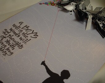 Clearance Sale BOY and his KITE CLIPBOARD