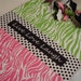 PREPPY ZEBRA CLIPBOARD Live Love Laugh