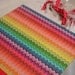 RAINBOW CHEVRON CLIPBOARD personalized free