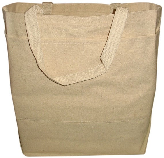 Items similar to Wholesale 6 Large - Blank - Tote Bags - Great for Embellishing - screenprints ...