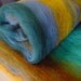 Art batt SALE 4 oz. merino corriedale alpaca EARTH