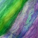 Art batt SALE buy 3 get 1 free VIOLET 4 oz. wool merino blend firestar hand dyed