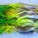 Art yarn handspun SALE buy 3 get 1 free 4 oz merino Lemon Grass