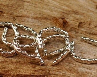 Six Artisans Bumpy Jump Rings in Sterling Silver, JR-2