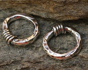 Artisan 15mm Link with Wrap in Sterling Silver, One Link, L-12, S/1
