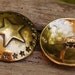 Artisan SouthWest Navajo Star Button in Gold Bronze JT-Star
